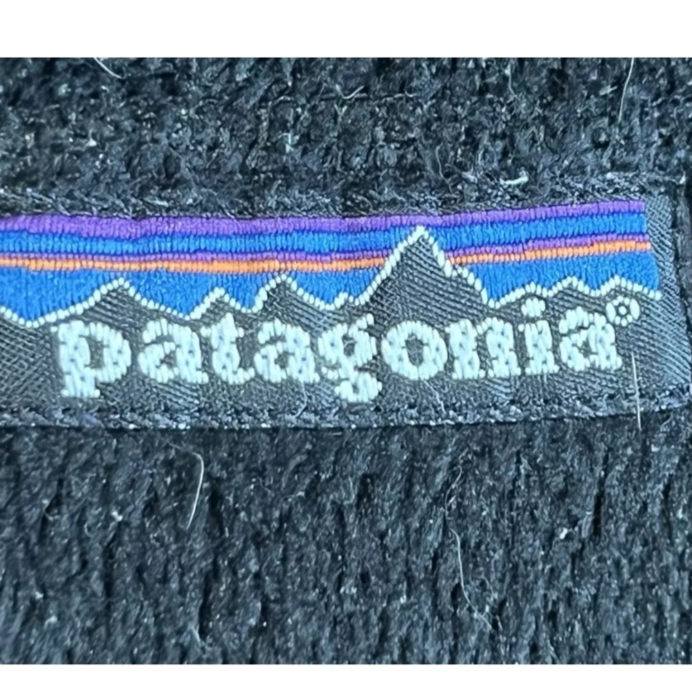 Vtg Patagonia Women’s Black Regulator 2 Full Zip Fleece Sweater Size Medium USA - Picture 3 of 6